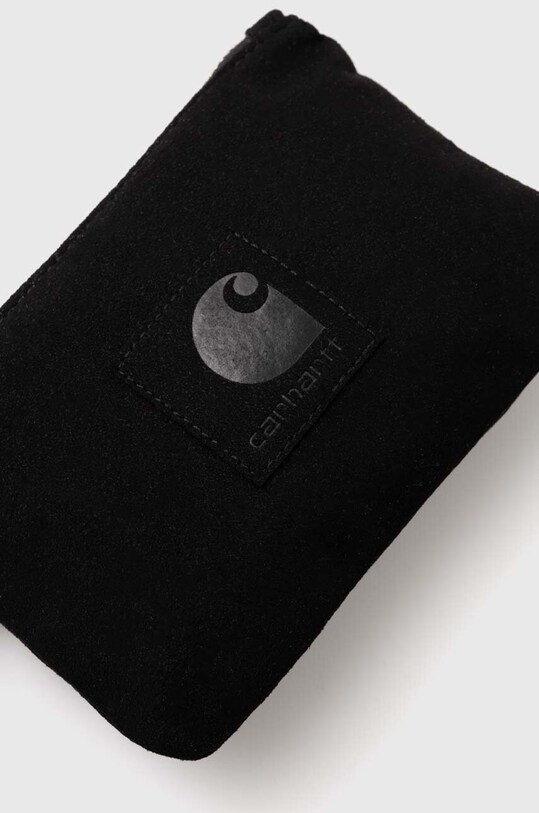 Carhartt WIP portafoglio Suede Zip Wallet I033644.89XX nero AW24