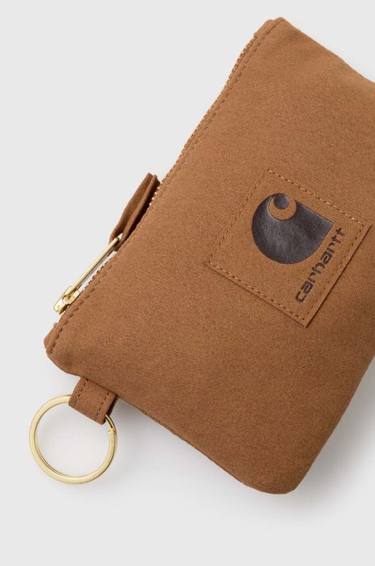 Carhartt WIP wallet Suede Zip Wallet I033644.HZXX brown AW24