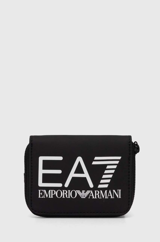 EA7 Emporio Armani portafoglio stampa all-over nero 3R910.245055.95020