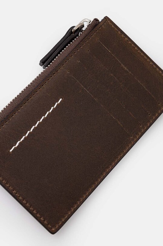 Kožená peňaženka MM6 Maison Margiela SA5UI0016.P7179 hnedá AW24