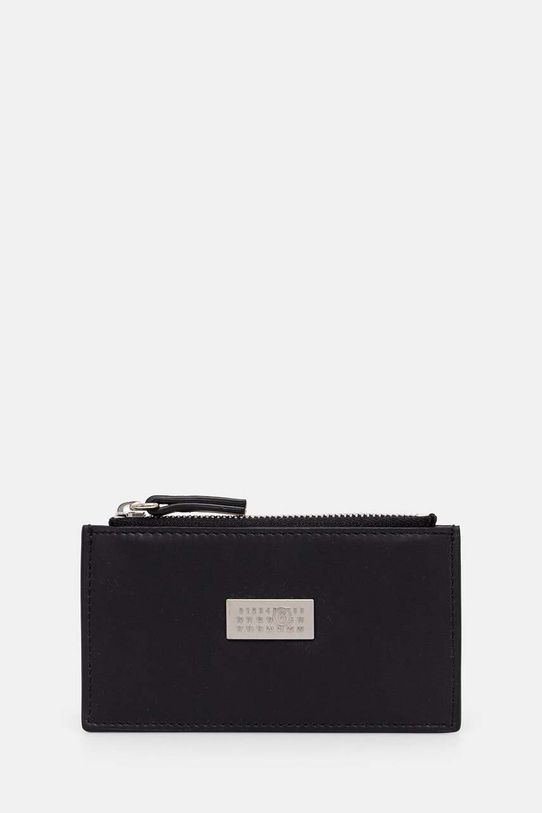 MM6 Maison Margiela portofel de piele piele negru SA5UI0016.P7179