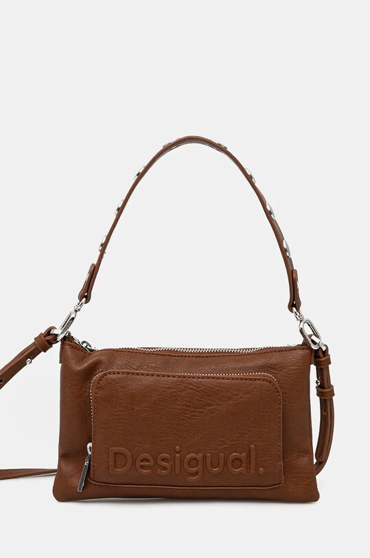 Сумочка Desigual HALF LOGO FW24 MONIC синтетичний коричневий 24WAYP02
