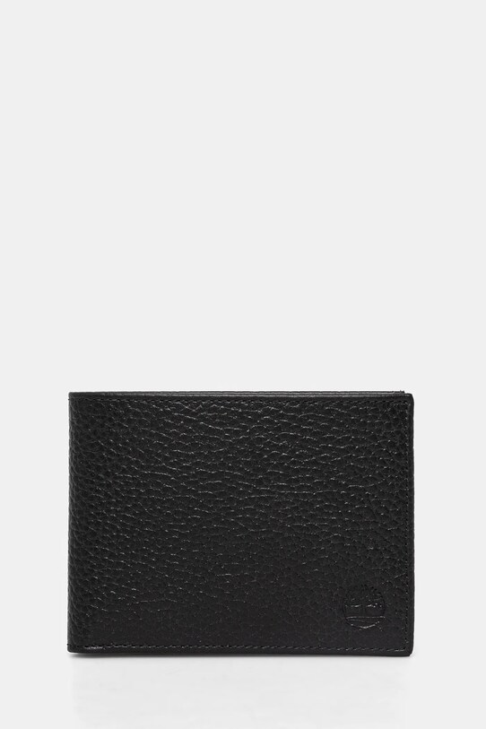 Timberland portofel de piele TB0A1DJK0011 negru AW24