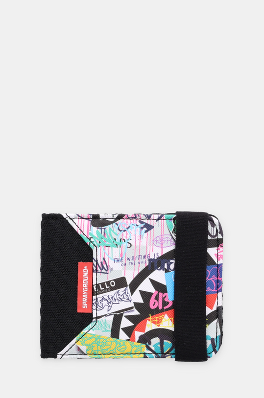 Πορτοφόλι Sprayground υφασμάτινο μαύρο 910W6667NSZ