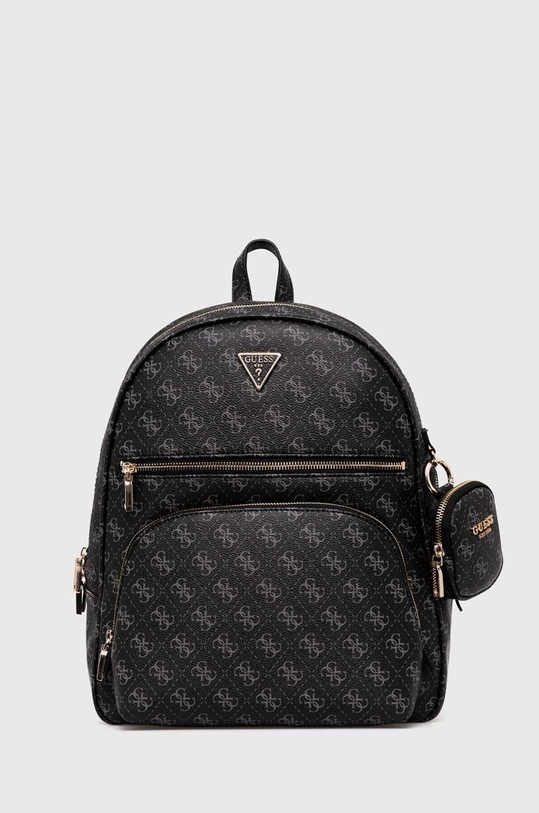 Ruksak Guess imitácia lakovanej kože čierna HWQG90.06330
