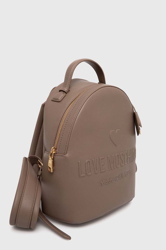 Love Moschino plecak skórzany JC4116PP1L beżowy AW24