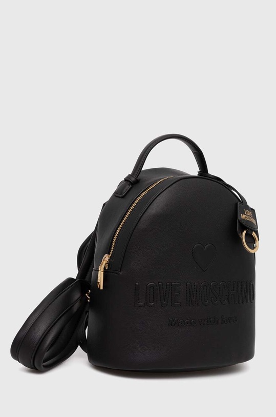 Шкіряний рюкзак Love Moschino JC4116PP1L чорний AW24