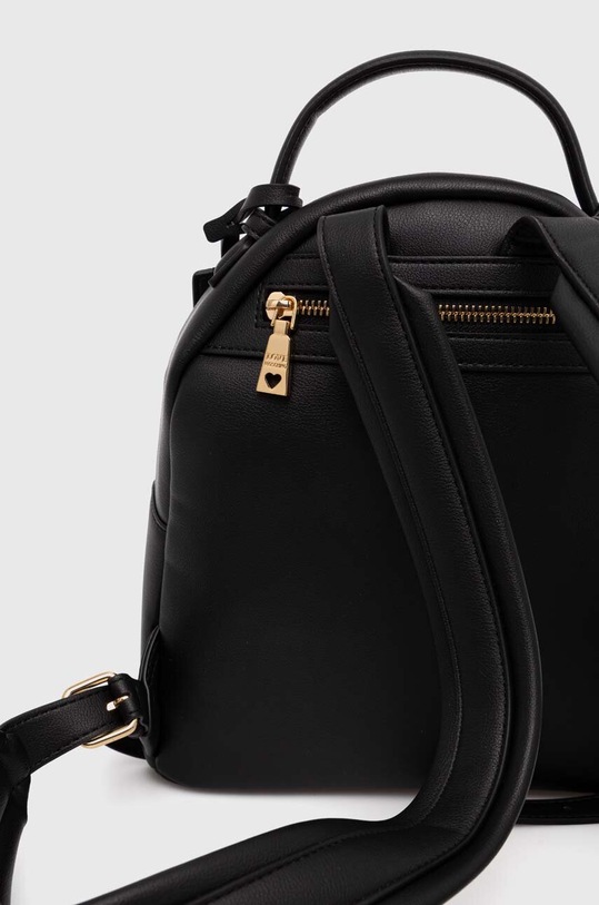 Шкіряний рюкзак Love Moschino чорний JC4116PP1L