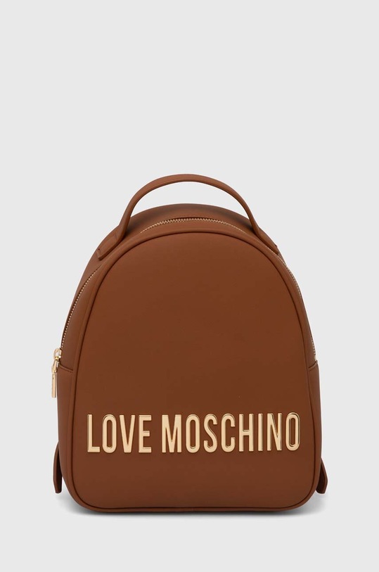 Ruksak Love Moschino nášivka hnedá JC4197PP1L