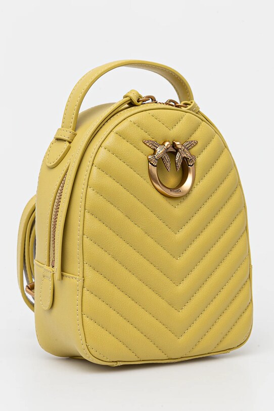 Кожаный рюкзак Pinko 103614.A1J2 зелёный AA00