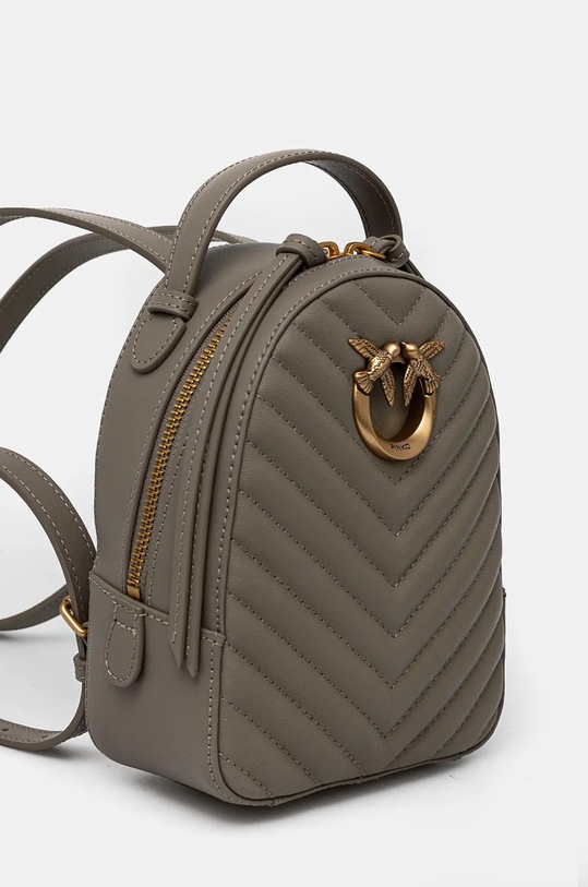 Kožený ruksak Pinko 103614.A1J2 sivá AA00