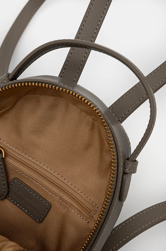 Kožený ruksak Pinko 103614.A1J2 sivá