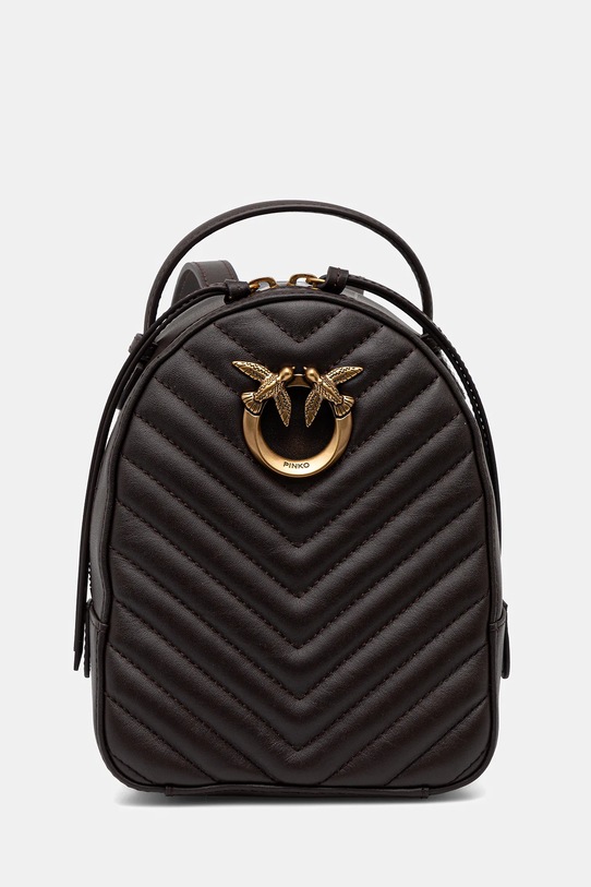 Kožni ruksak Pinko smeđa 103614.A1J2