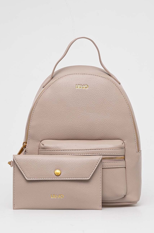 Liu Jo plecak nie mieści A4 beżowy AF4201.E0031