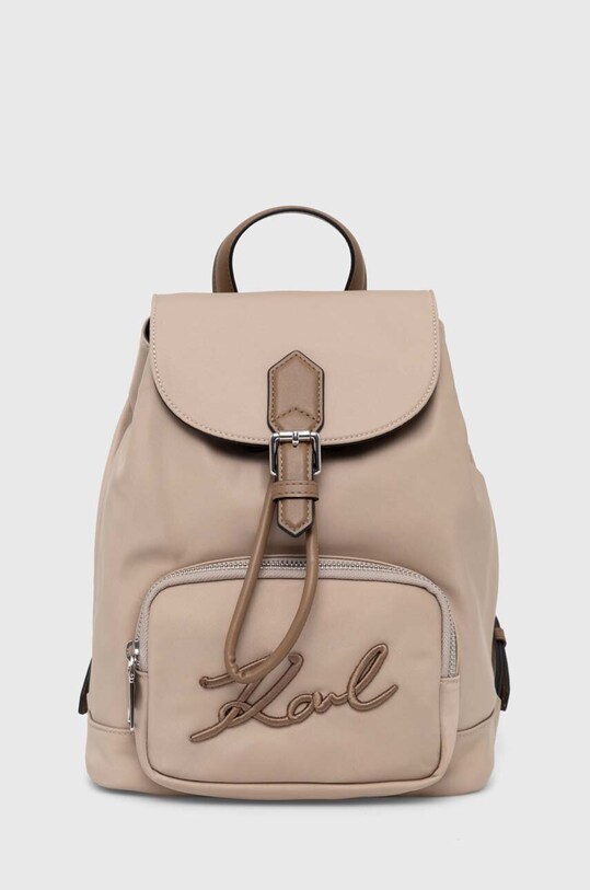 Рюкзак Karl Lagerfeld гладкий бежевий 245W3032