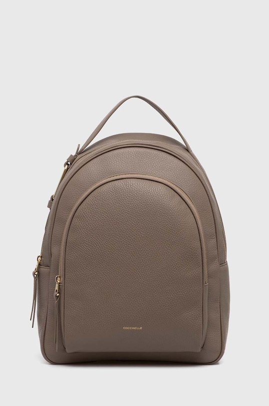 Coccinelle plecak skórzany MALORY skóra licowa beżowy E1.R1K.14.01.01