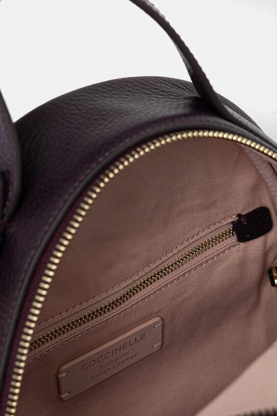 Шкіряний рюкзак Coccinelle COCCINELLEMALORY E1.R1K.14.02.01 фіолетовий