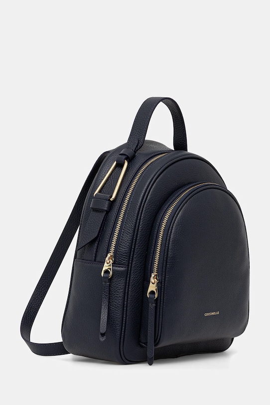 Coccinelle ghiozdan de piele COCCINELLEMALORY E1.R1K.14.02.01 bleumarin AW25