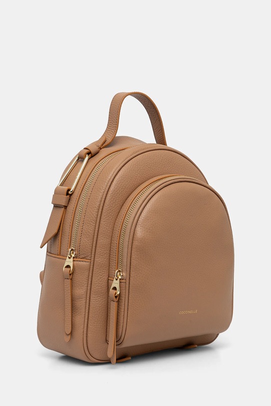 Шкіряний рюкзак Coccinelle COCCINELLEMALORY E1.R1K.14.02.01 бежевий SS25