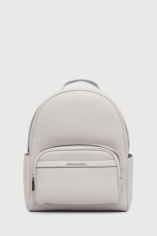 MICHAEL Michael Kors plecak skórzany skóra licowa szary 30S4S8XB2L