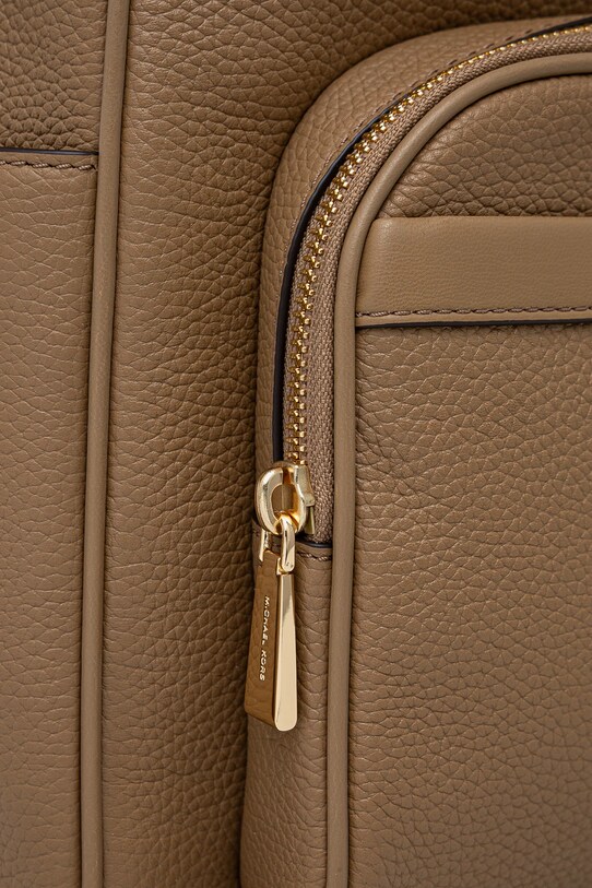 Шкіряний рюкзак MICHAEL Michael Kors бежевий 30T4G8XB7L