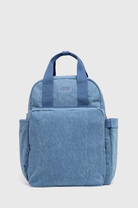 Bavlněný batoh Levi's hladký modrá D7738.0006