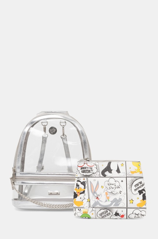 Aldo rucsac LTBACKPACK x Looney Tunes nu incape in A4 argintiu LTBACKPACK.040