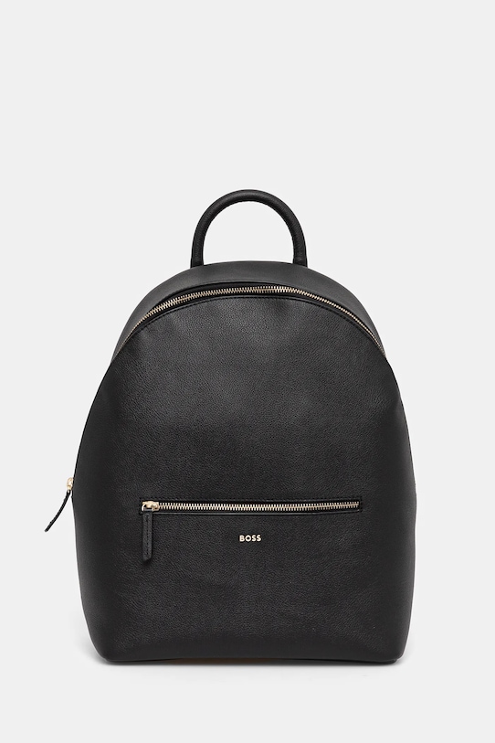 Кожаный рюкзак BOSS кожа чёрный 50528999