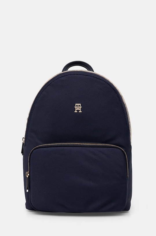 Ruksak Tommy Hilfiger jednofarebný tmavomodrá AW0AW17106