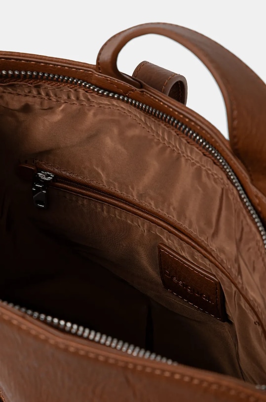 Desigual plecak HALF LOGO FW24 PRETO 24WAKP03 brązowy