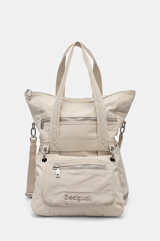 Рюкзак Desigual BASIC MODULAR гладкий бежевый 24WAKY17