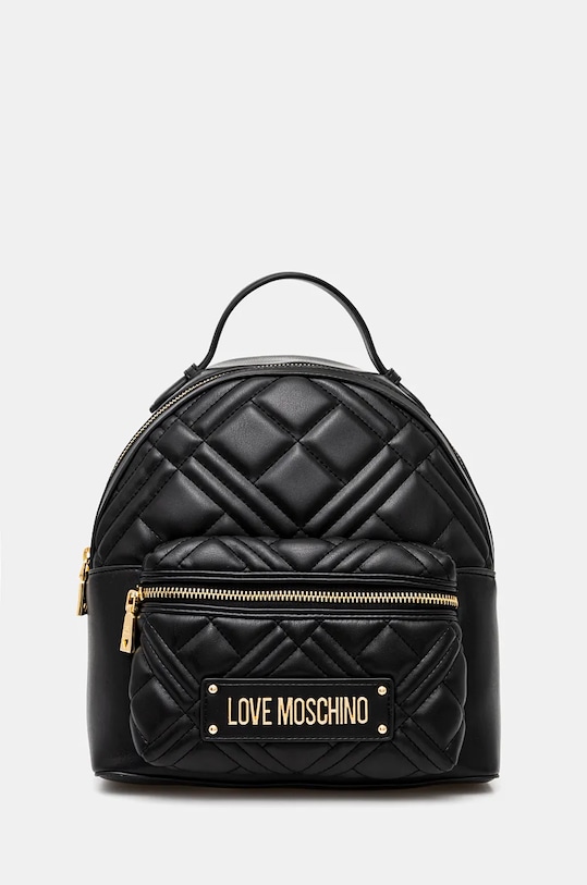 Ruksak Love Moschino imitacija zrnate kože crna JC4148PP0L