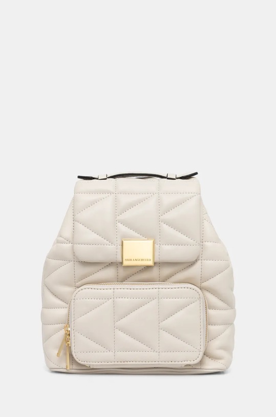 Δερμάτινο σακίδιο Karl Lagerfeld λείο δέρμα λευκό 246W3090