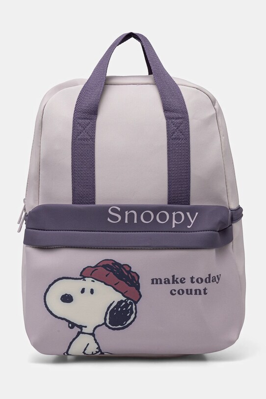 Batoh women'secret Snoopy vzorovaný fialová 3068385
