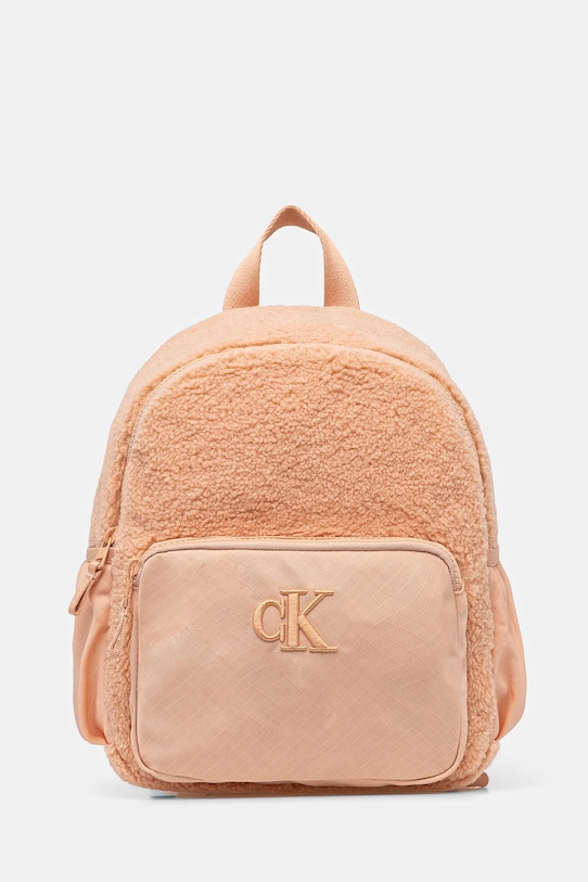 Dětský batoh Calvin Klein Jeans hladký růžová IU0IU00650.G.9BYH