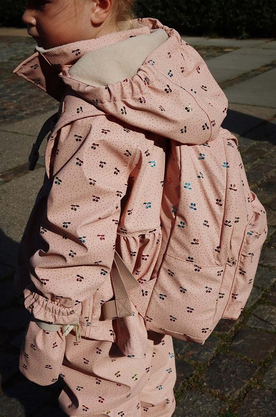 Konges Sløjd ghiozdan copii RAINY KIDS BACKPACK MIDI KS101282 roz AW24