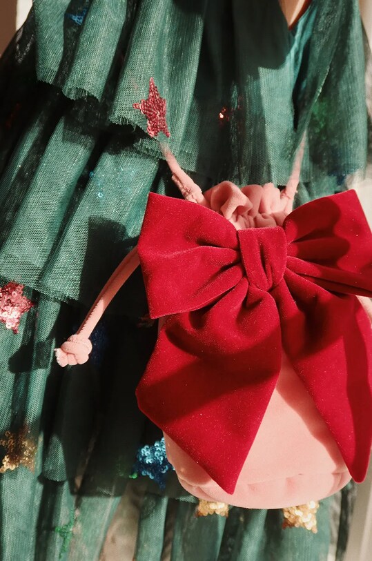 Dječja torba Konges Sløjd BOW BAG premalo za format A4 roza KS102168