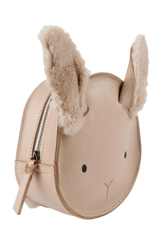 Fete Donsje rucsac din piele pentru copii Kapi Exclusive Backpack Fluffy Bunny 5005108. portocaliu