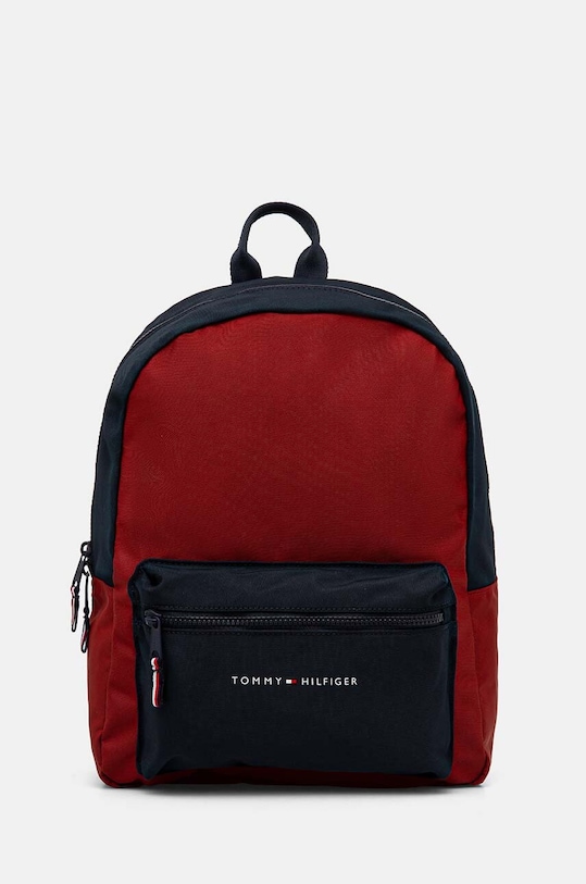 Detský ruksak Tommy Hilfiger vzorovaný červená AU0AU01917