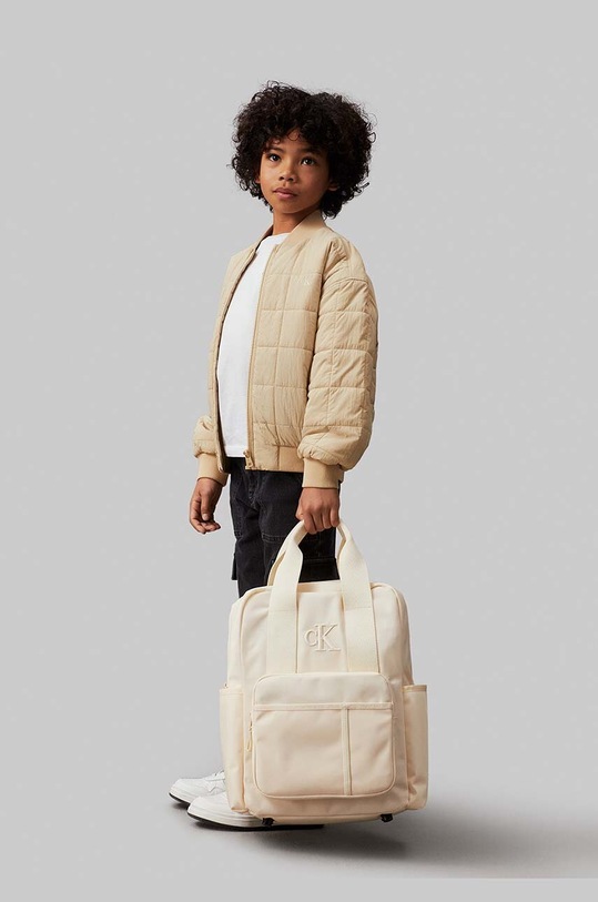 Dětský batoh Calvin Klein Jeans IU0IU00648.9BYH béžová