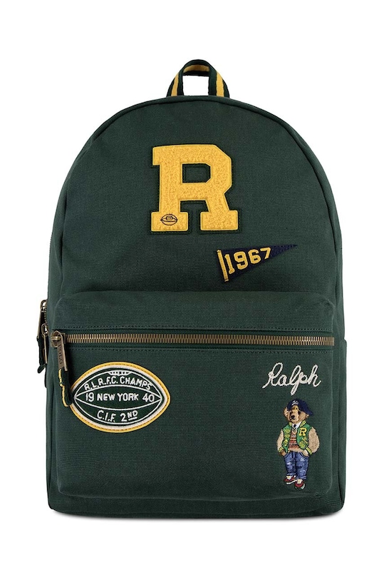 Детский рюкзак Polo Ralph Lauren аппликация зелёный 9AR157
