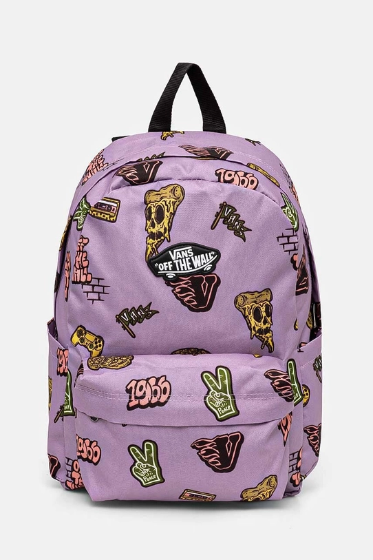 Vans plecak dziecięcy Old Skool Grom Backpack wzorzyste fioletowy VN000H56D451