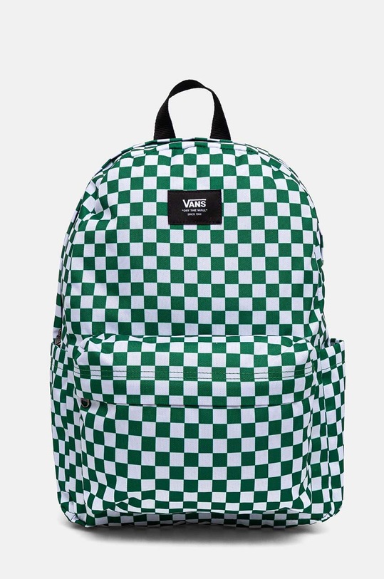Vans ghiozdan copii OLD SKOOL GROM CHECK BACKPACK incape in A4 verde VN000J3KJ5F1