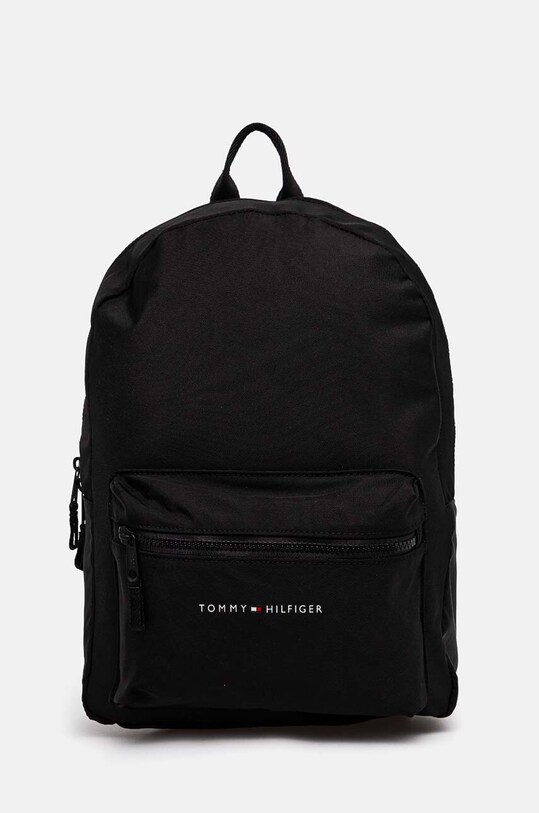 Ruksak Tommy Hilfiger jednofarebný čierna AU0AU01864.9BYH