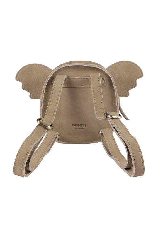 Donsje rucsac din piele pentru copii Kapi Classic Backpack Koala bej 5005006.