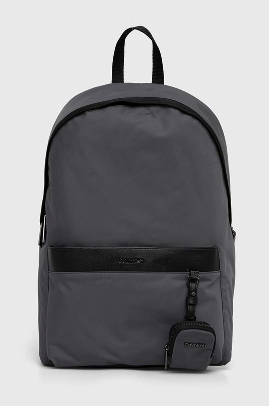 Batoh Calvin Klein hladký šedá K50K512115