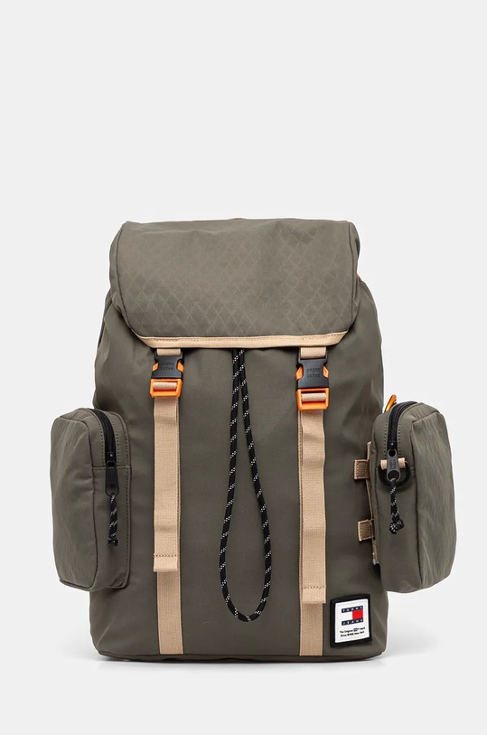 Ruksak Tommy Jeans jednofarebný zelená AM0AM12392