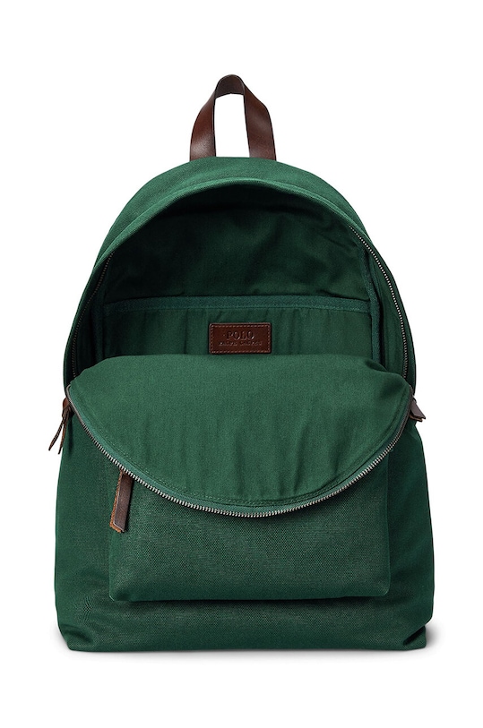 Bavlnený batoh Polo Ralph Lauren zelená 405945885