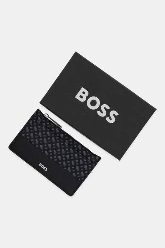 BOSS portfel skórzany czarny 50529523
