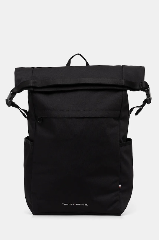 Раница Tommy Hilfiger надпис черен AM0AM12698